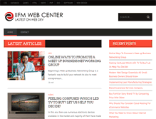 Tablet Screenshot of iifmwebtraining.com